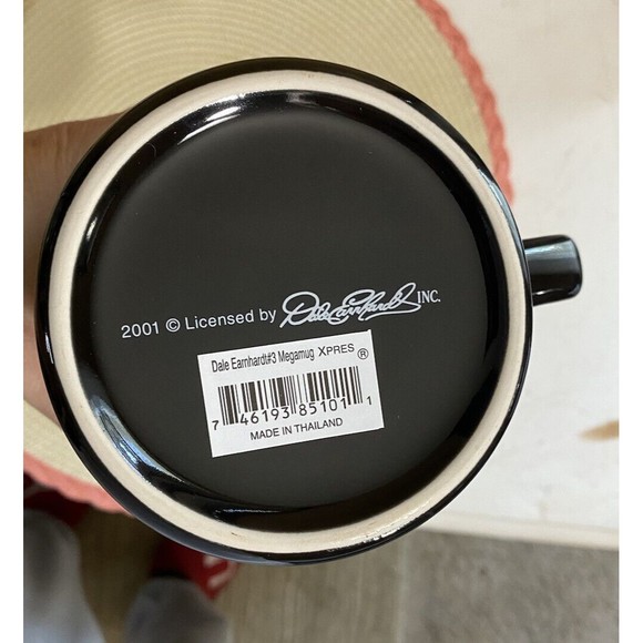 Vintage 2001 Dale Earnhardt Sr Black 18 Oz Coffee Mug #3 With Box - Picture 12 of 12